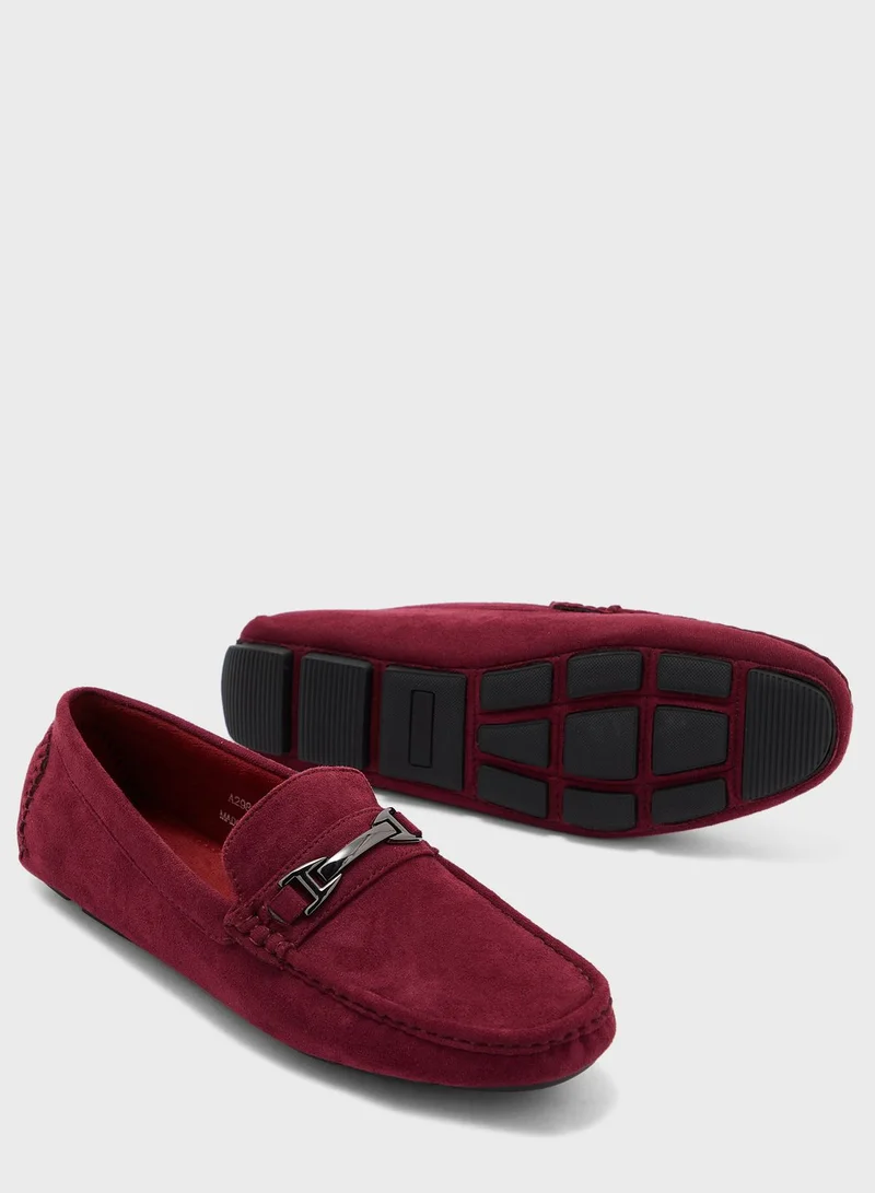 روبرت وود Faux Suede Moccasins