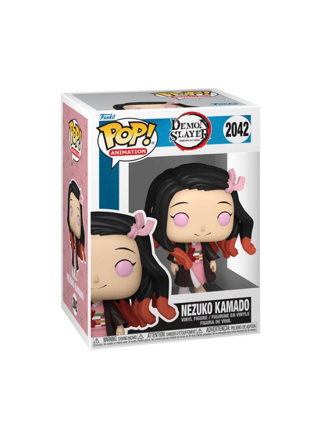 Funko POP! Animation Demon Slayer: Kimetsu no Yaiba Nezuko Kamado (Smiling) Vinyl Figure (9.9 cm) - Image 1