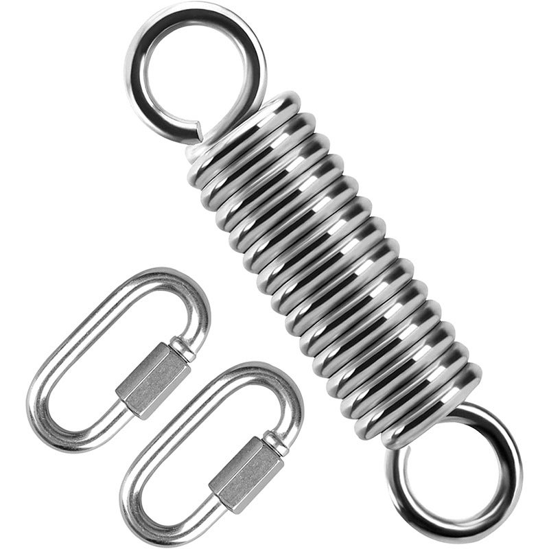 كرسي معلق من الفولاذ المقاوم للصدأ مع زنبرك تعليق زنبرك فولاذي لحمالة الكرسي الأرجوحة حقيبة هوائية حامل يوغا - Image 1