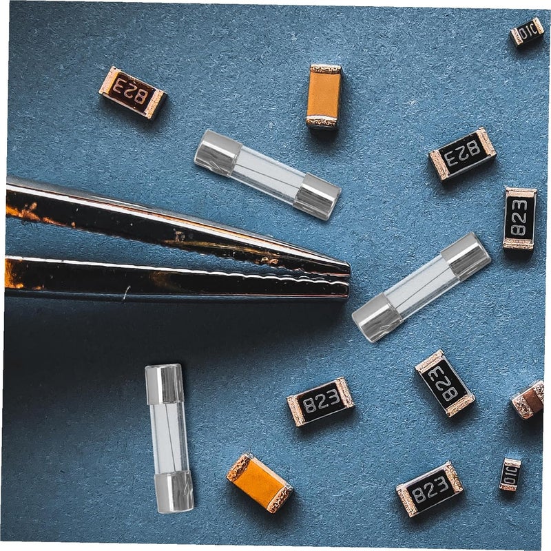 100 قطعة مجموعة صمامات زجاجية لدوائر السيارات صمامات كهربائية مقاومة للحرارة العالية - Image 5