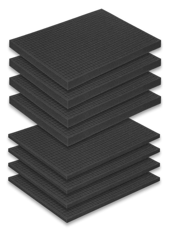 Simarro 8 Pcs Pick Apart Foam Insert, 4PCS 16"x12"x0.8" & 4PCS 16"x12"x0.4" - Image 1