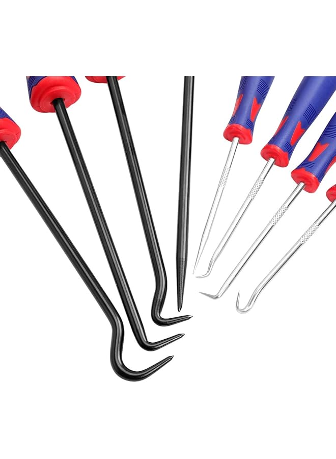 ووركبرو مجموعة أدوات يدوية دقيقة من 9 قطع مع مكشطة، أدوات يدوية للسيارات والإلكترونيات، W000846A - Image 4