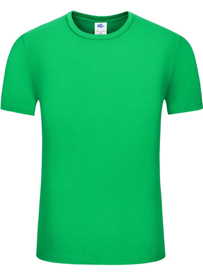 Loquat Men Quick Dry Breathable Elastic T-Shirt Green  - Image 1