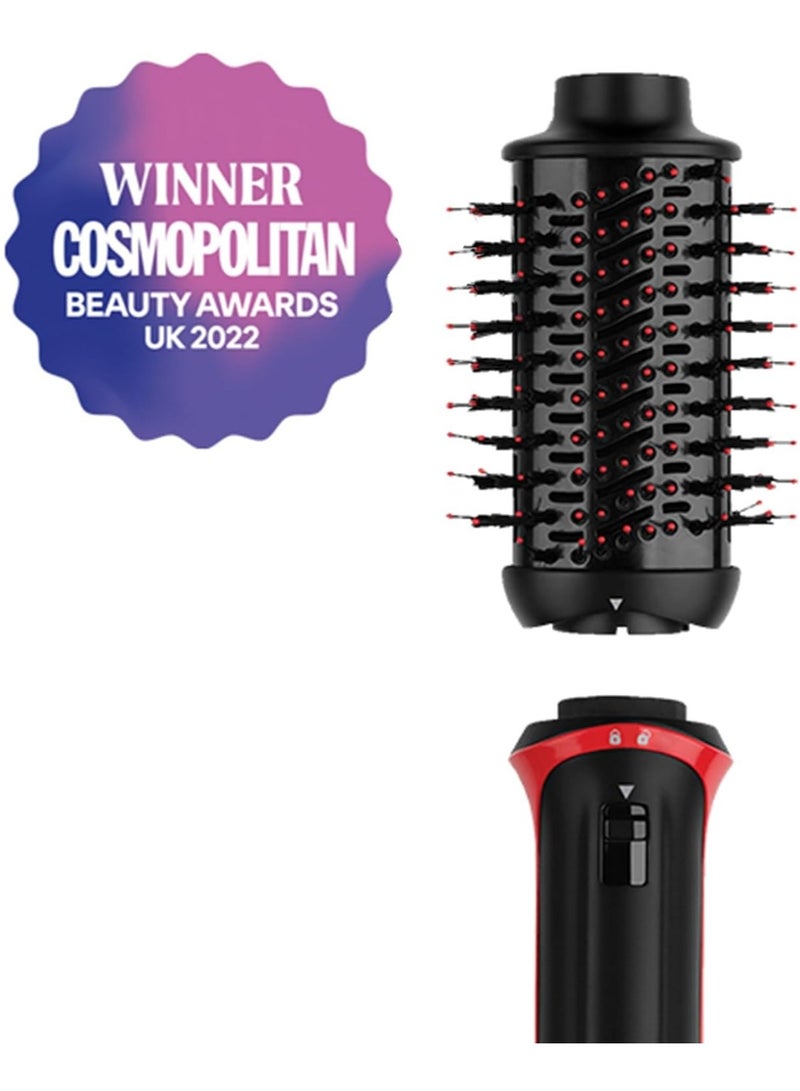 ريفلون مُكثِّف الشعر بخطوة واحدة بلس (رأس قابل للفصل، أسطوانة سيراميك تيتانيوم، شعيرات تصفيف مختلطة مع دبابيس من الفحم النشط، تقنية التورمالين الأيونية) - Image 3