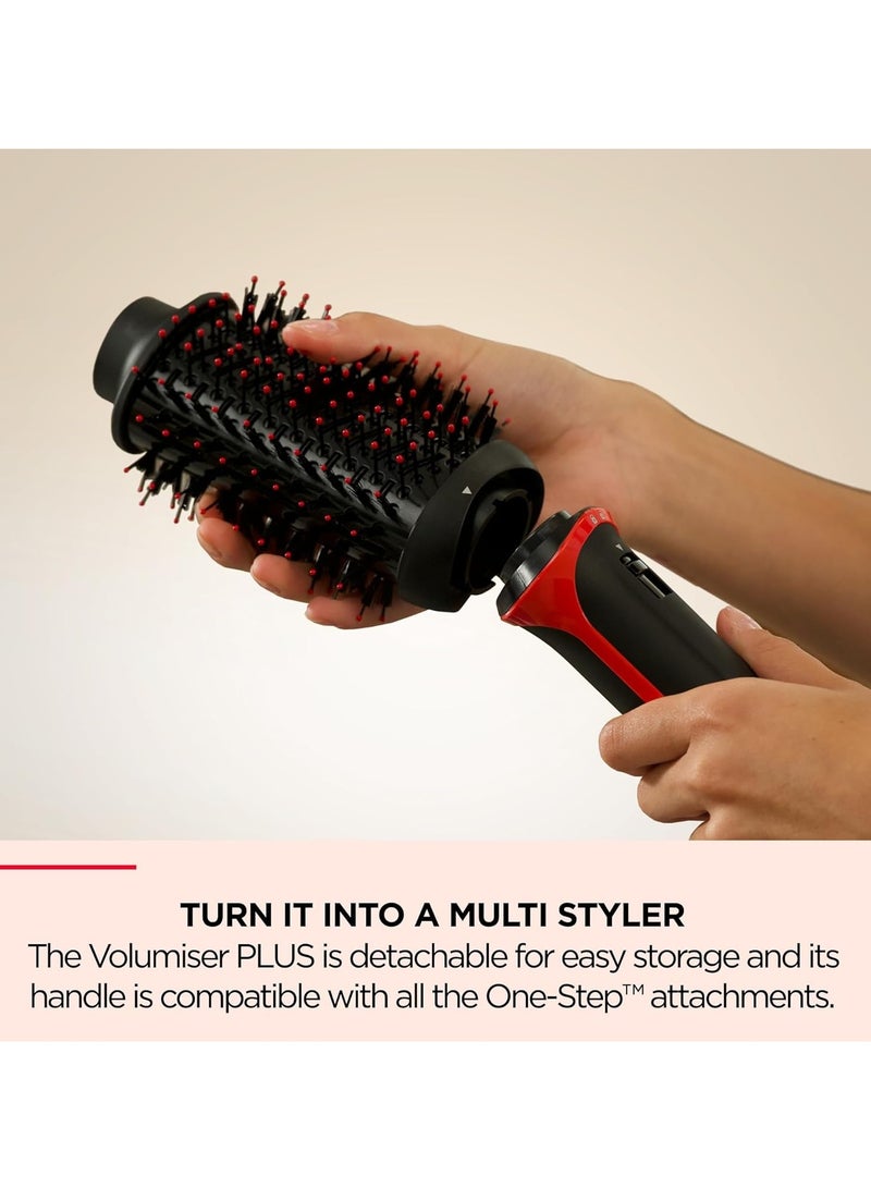 ريفلون مُكثِّف الشعر بخطوة واحدة بلس (رأس قابل للفصل، أسطوانة سيراميك تيتانيوم، شعيرات تصفيف مختلطة مع دبابيس من الفحم النشط، تقنية التورمالين الأيونية) - Image 5