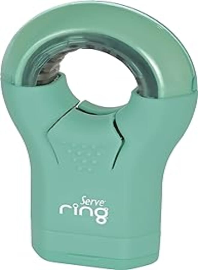 Serve SV-Ring1NY Ring 2 in 1 Eraser and Sharpener - Light Green