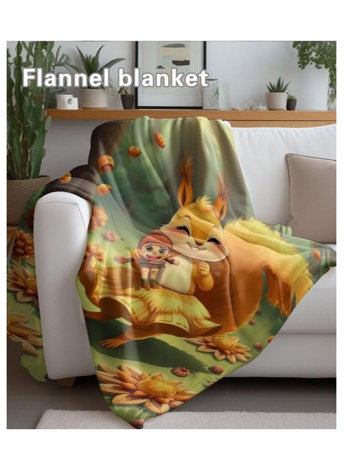 general Children's or student cartoon flannel thin blanket (warm and comfortable, suitable for sleep, games) 100cm*150cm - 899 - Image 5