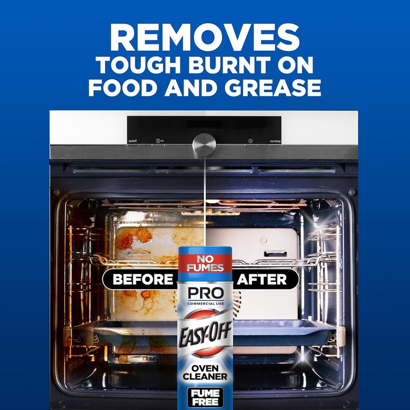 Easy Off Easy-Off Fume Free Oven Cleaner Spray, Lemon, 24oz, Removes Grease - Image 3