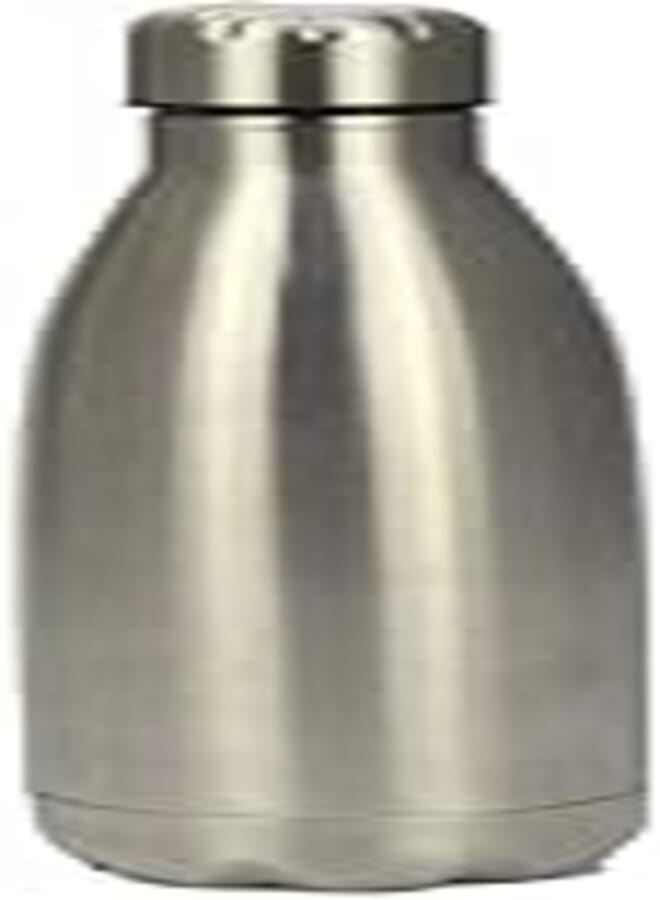 Stainless Steel Vacuum Insulated Water BottleØŒ Silver, 500ml (Half Liter), Hot drinks up to 12 hours, and cold drinks up to 24 hours, ECO Friendly. 