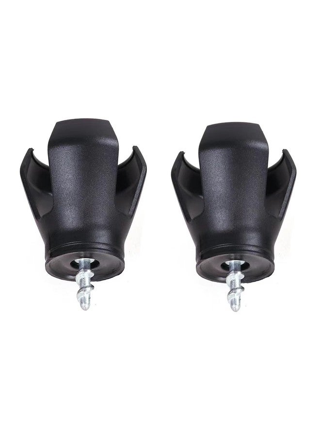 Nicoc Professional Golf Ball Retriever, 2pcs Golf Ball Grabber for End of Putter, Suction Cup Ball Grabber for Quick Installation (2), Black - Image 1