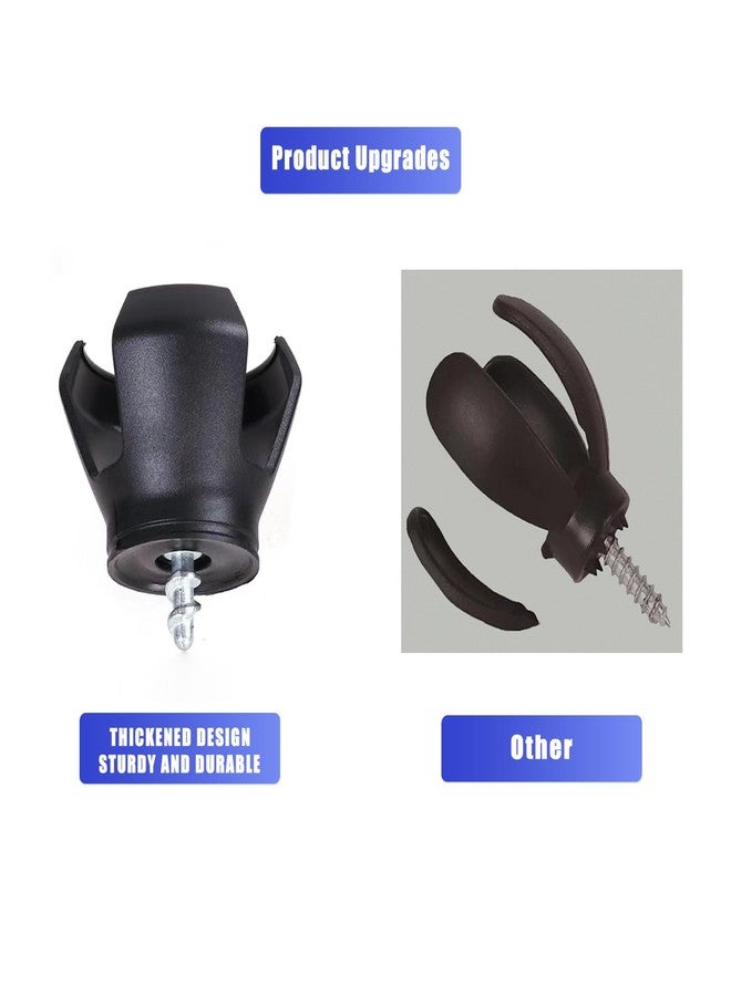 Nicoc Professional Golf Ball Retriever, 2pcs Golf Ball Grabber for End of Putter, Suction Cup Ball Grabber for Quick Installation (2), Black - Image 5
