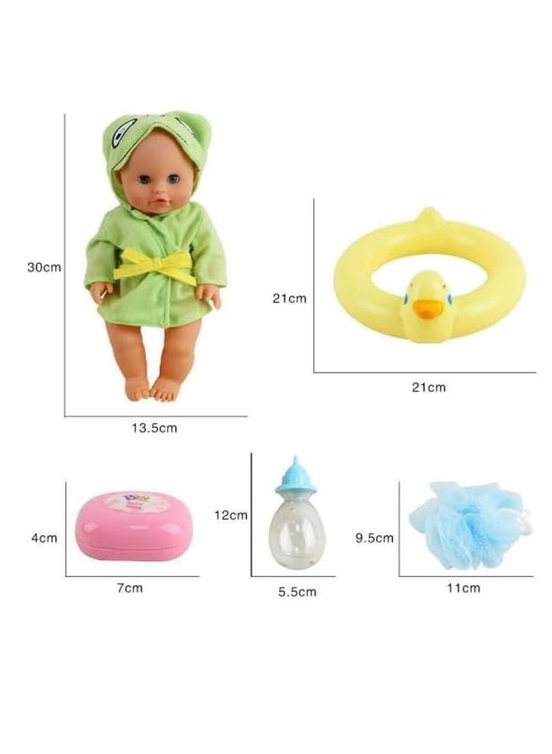 Dimian - Bambolina Amore Baby Doll Bathing Set with Accessories - DI1829
