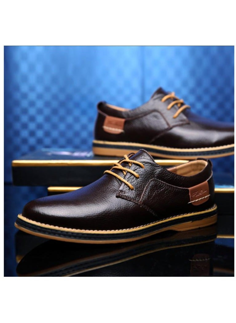 KUYING New Men's Business Leather Shoes  - Image 3