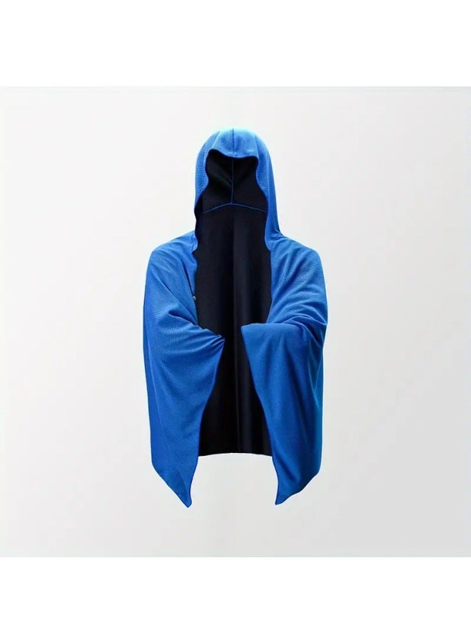 Hot Outdoor Sports Cold Sun Protection Cape Bath Towel Quick-drying Water-absorbent Sunshade Shawl Quick-drying Bath Towel Cape