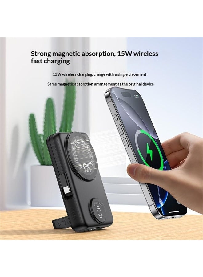Yesido YP79 10000mAh Magnetic Wireless Power Bank 15W - All-in-One Fast Portable Charger with Built-in Cable, Digital Display & Apple/Samsung Watch Charger - Black - https://f.nooncdn.com/p/pzsku/Z9948F20A755EEB8DCE3AZ/45/_/1773629769/b8123b77-8d35-4cb0-8b3c-58790e6030ef.jpg