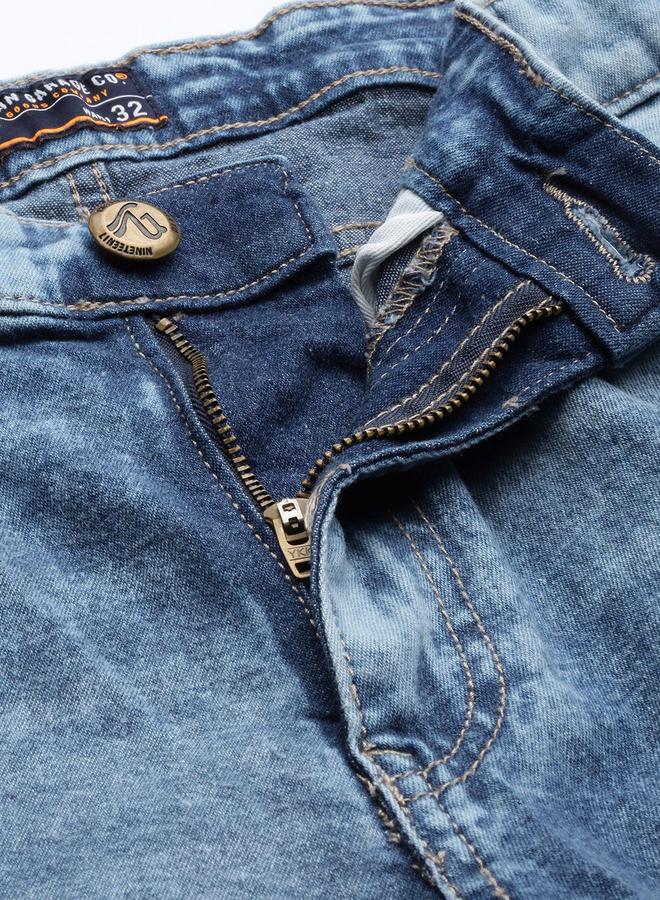 The Indian Garage Co Men Mid Rise Distressed Jeans - Image 4