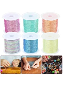 6 Lanyard Rolls for Bracelet Crafting Waxed Polyester Cord Jewelry Making Rope Ideal for DIY Friendship Bracelets - pzsku/Z9948FA6B93B7822BB0DEZ/45/_/1730272787/d81eb607-180c-42d7-97d4-7daf5cfb5529