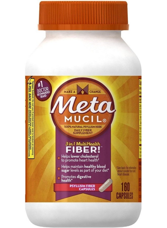 Metamucil Metmcl Capsules 160ct Size 160ct Metamucil Fiber Supplement