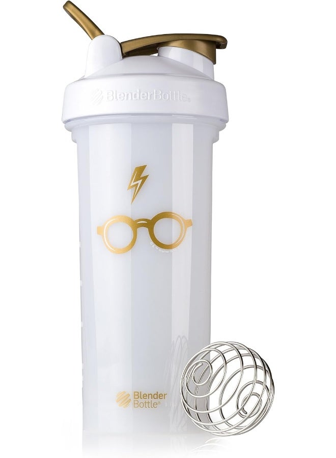 Blender Bottle Harry Potter Pro Series 28-Ounce Shaker Bottle, Bolt & Glasses