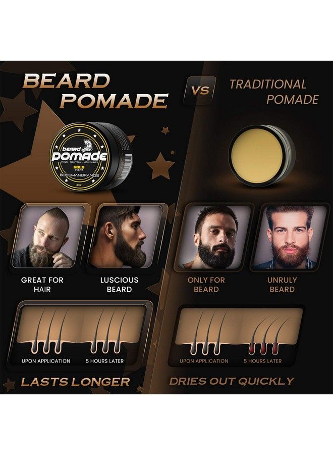 bossman Hair & Beard Pomade Moisturizing With Longer Hold And Control Men - Image 3