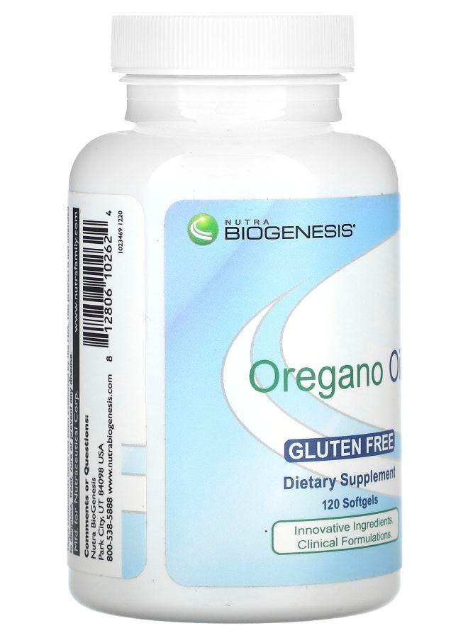 Nutra BioGenesis Oregano Oil 57 mg 120 Softgels - Image 2