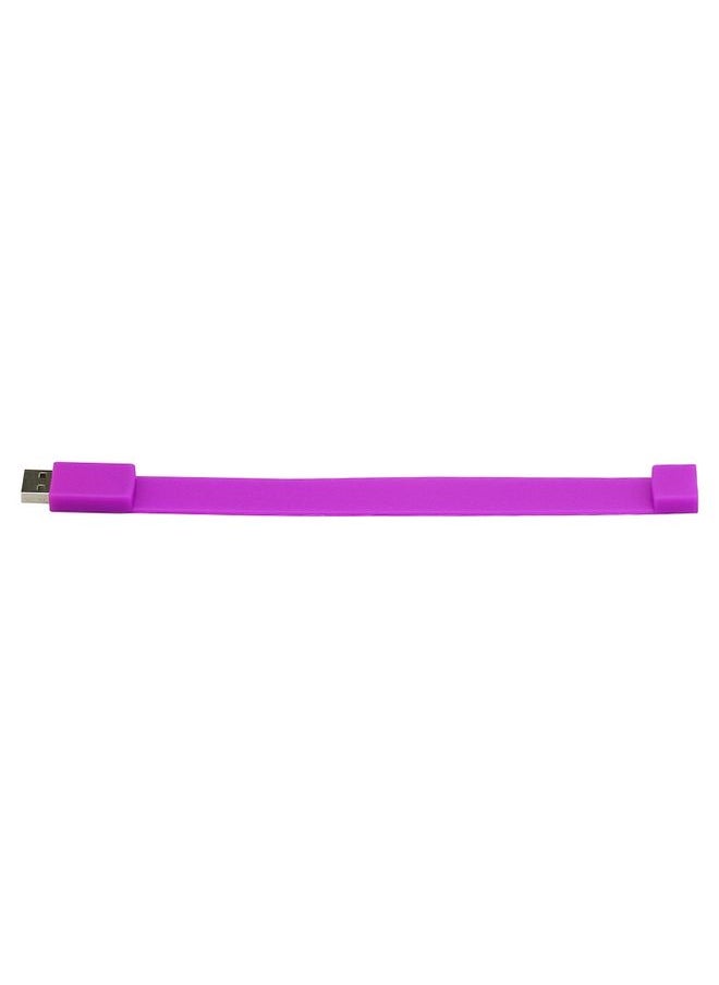 BURAQ 2GB Silicon Bracelets USB 2.0 Flash Disk(Purple)  - Image 3