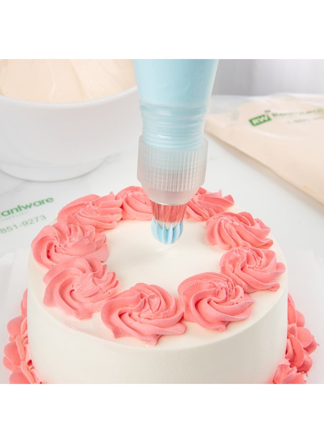 Restaurantware Pastry Tek Piping Tip, 1 Reusable Drop Flower Icing Tip - #1E, Withstands Dent, Stainless Steel Pastry Tip, Dishwashable, Decorate Cupcakes, Cakes, or Cookies - Image 4
