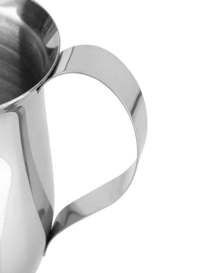 RBSD Frothing Cup, Silver Stainless Steel Coffee Tools Cup Frothing Pitcher, for Espresso for Latte Art Juices Batter Mixes(90ml / 3oz) - Image 5