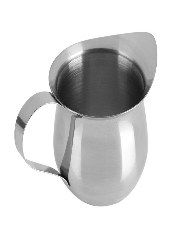 RBSD Frothing Cup, Silver Stainless Steel Coffee Tools Cup Frothing Pitcher, for Espresso for Latte Art Juices Batter Mixes(90ml / 3oz) - Image 2