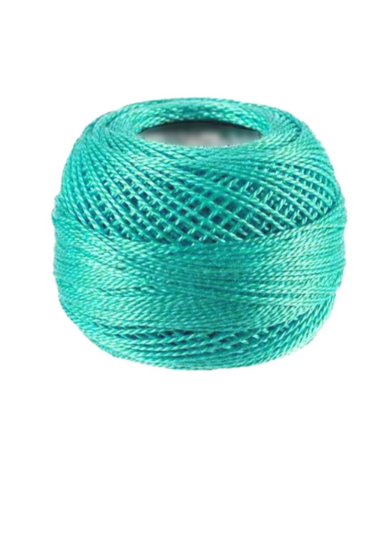 DMC DMC Pearl Cotton Ball Size 8 87yd Very Light Blue Green  - Image 2