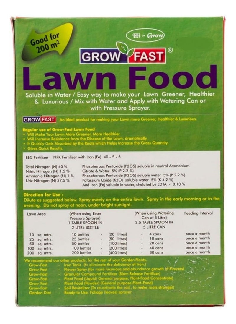 GROW FAST Lawn Food 1Kg  - Image 2