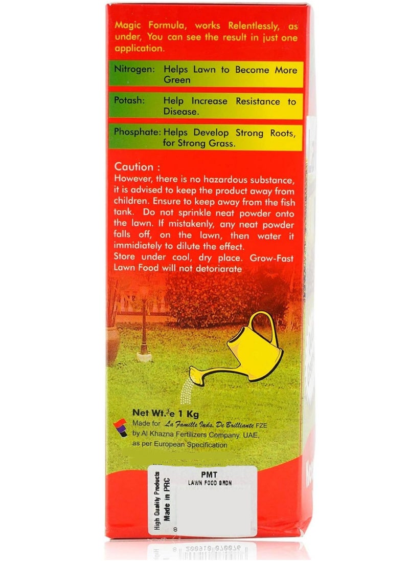 GROW FAST Lawn Food 1Kg  - Image 4