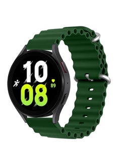 Ocean Silicone Band 22 Compatible with Samsung Galaxy Watch 3 45mm / Gear S3 Frontier Classic 22mm / Galaxy Watch 46mm by Teen Tech – Green