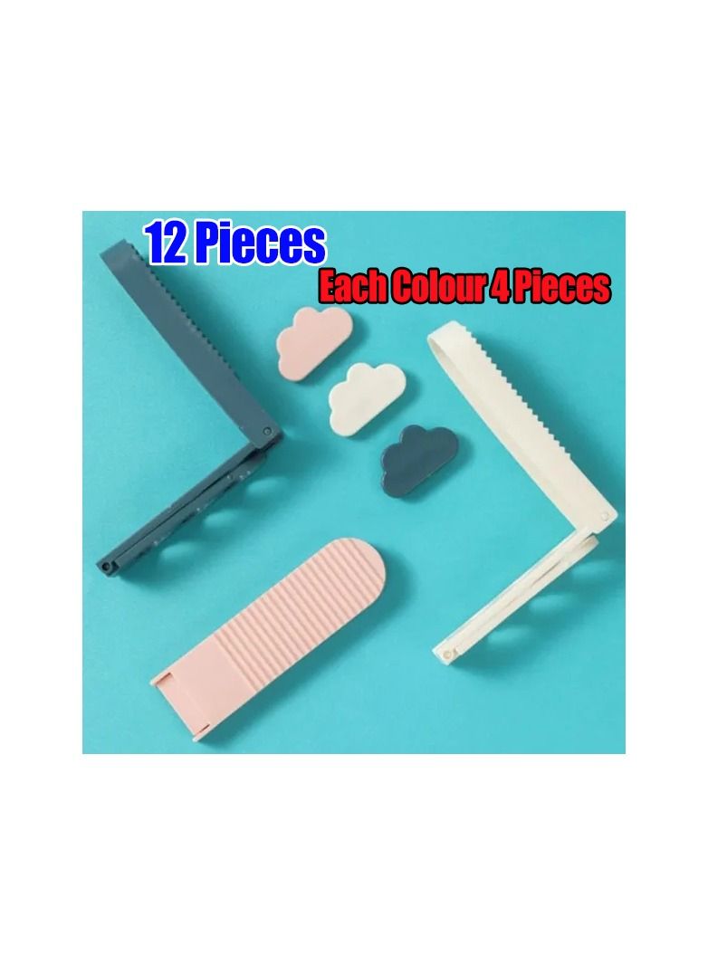 12-Pieces Non-slip Quilt Blanket Clip,Blankets Cover Unlock Fastener Clip Holder,Bed Sheet Holder Gripper - Image 4