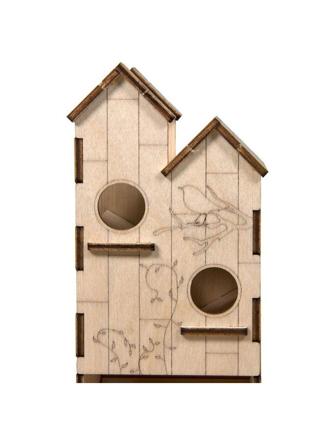 The Broken Token Mini Birdhouse Dice Tower - Wooden Dice Tower - Image 3