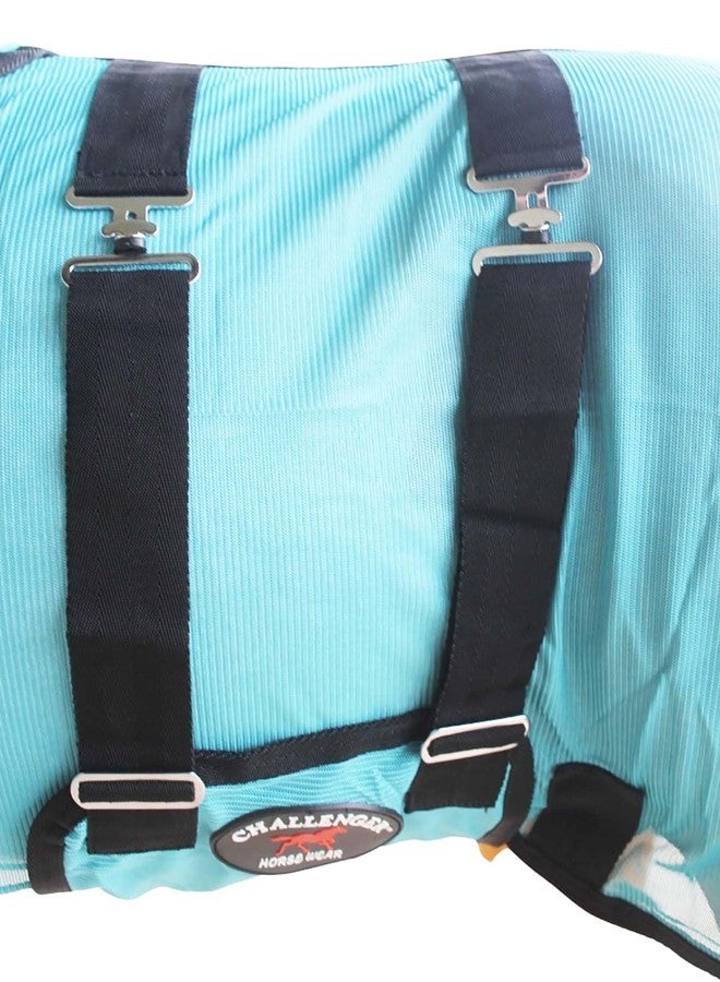 تشالنجر ملاءة صيفية صغيرة للفطام (54 بوصة) للحمار أو المهر أو الحصان (51811B) - Image 4