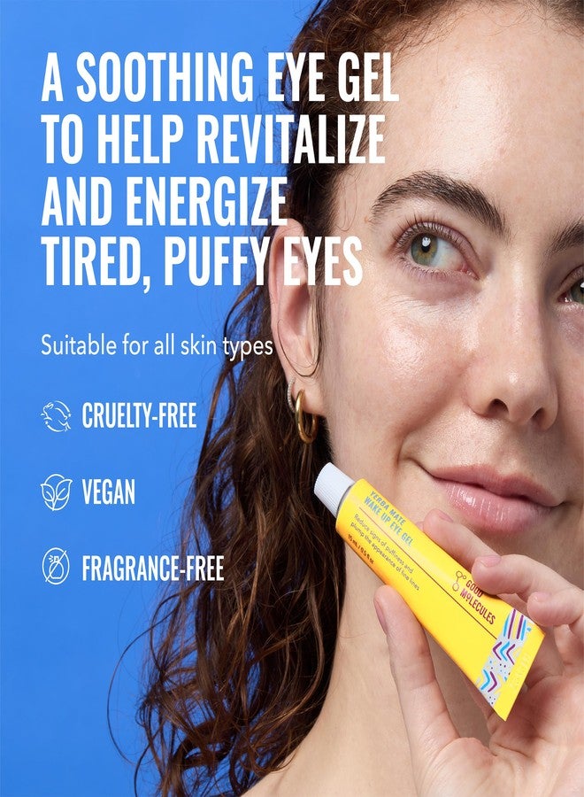 Good Molecules Yerba Mate Wake Up Eye Gel Pack 3 – 15 ml Each | Hydrating Under Eye Gel with Hyaluronic Acid & Caffeine for Dark Circles and Puffiness - Image 2