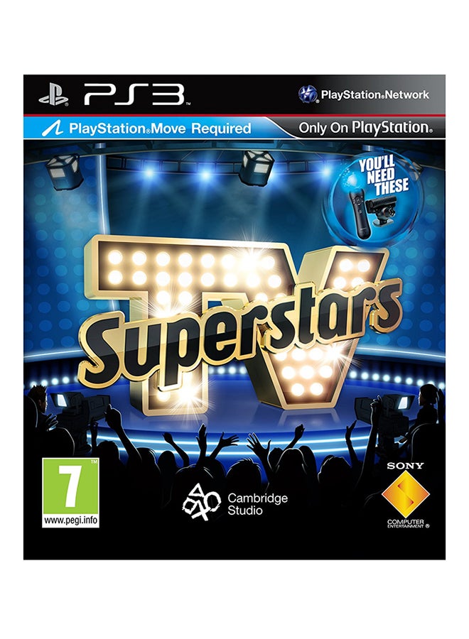 سوني لعبة "TV Superstars" (إصدار عالمي) - الموسيقى والرقص - playstation_3_ps3 - Image 1