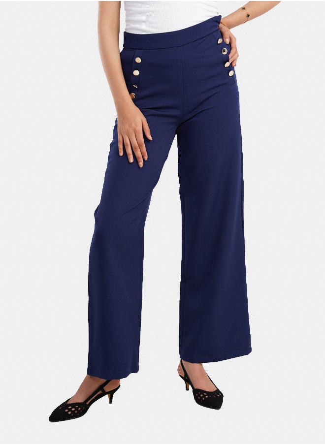 Clue Pants with 8 Front Buttons  - Image 1
