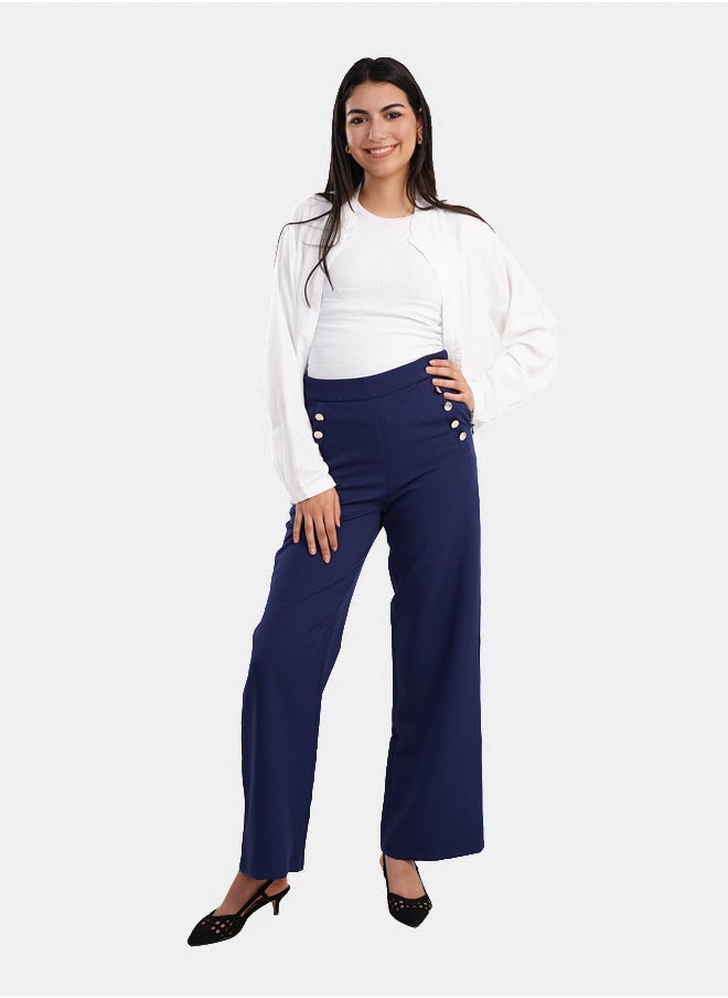 Clue Pants with 8 Front Buttons  - Image 3