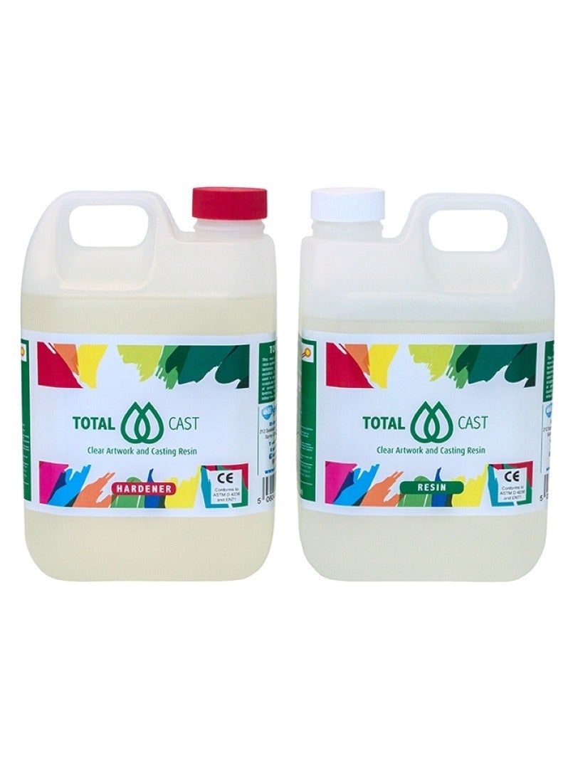 TOTALCAST Clear Art Casting Resin For Casting Projects 4 Kg - Image 1