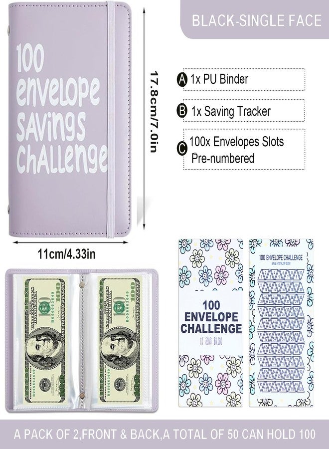 APMFHO 100 Days Money Saving Challenge Coin Envelope Budgetstorage Book, Money Saving Binder, Easy and Fun Way to Save $10,000 or $5,050, Saving Challenge Book with Family, Friends, Bestie - Image 2