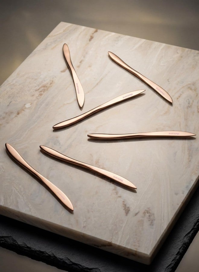 BlackCarrot 304 Grade Stainless Steel Rose Gold Finish Cutlery Set of 20 - Image 4