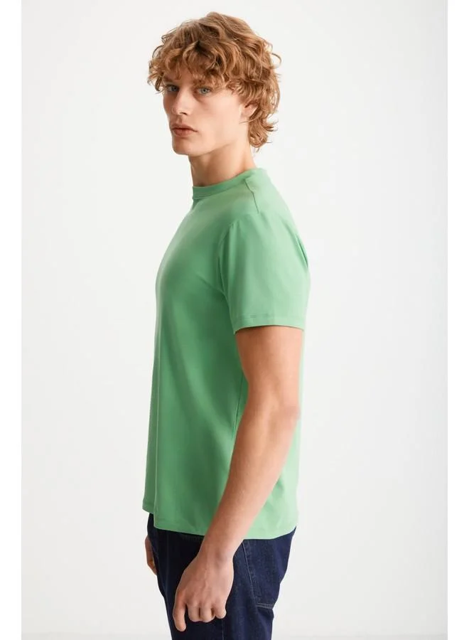 GRIMELANGE Grimelange Tiago Men's Green T-Shirt