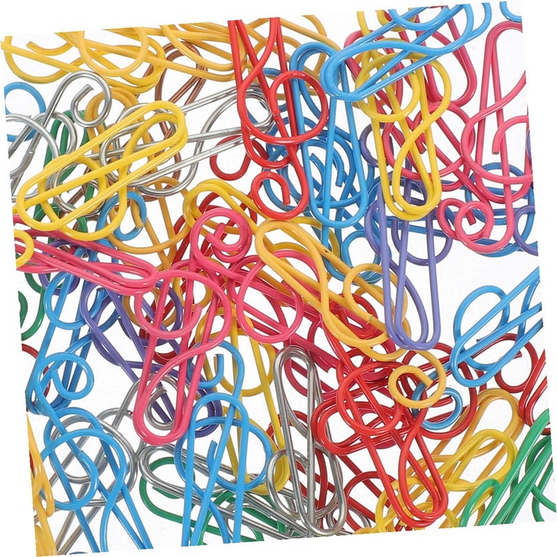100 Music Note Paper Clips Metal Clamp for Office Document Organization School Supplies - Image 4