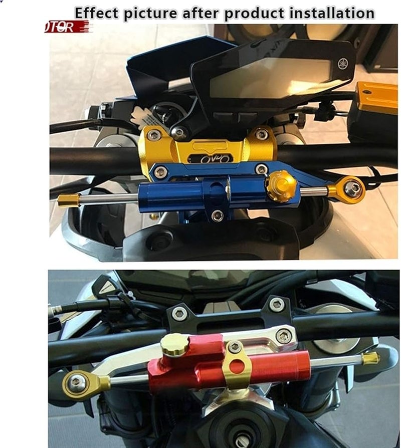 مجموعة قوس تركيب مثبت توجيه دراجة نارية، أسود لـ Yamaha MT09 FZ09 - Image 4