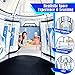 GeerWest Kids Ball Pit for Play Tent 3PC Rocket Ship Baby Gifts Spaceship Tents and Crawl Tunnel for Toddlers Astronaut Pop Up Playhouse Toys for Indoor Outdoor Games White - Image 3