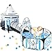 GeerWest Kids Ball Pit for Play Tent 3PC Rocket Ship Baby Gifts Spaceship Tents and Crawl Tunnel for Toddlers Astronaut Pop Up Playhouse Toys for Indoor Outdoor Games White - Image 4