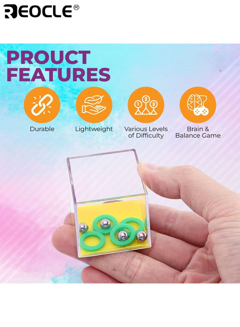 REOCLE 24PCS Brain Teaser Puzzles Cubes for Kids IQ Maze Game Puzzle Balance Game Challenges Suitable for Kids Mini Games Party Favors Fun Educational Improve Logical Thinking Ideal for Kids Play - Image 5