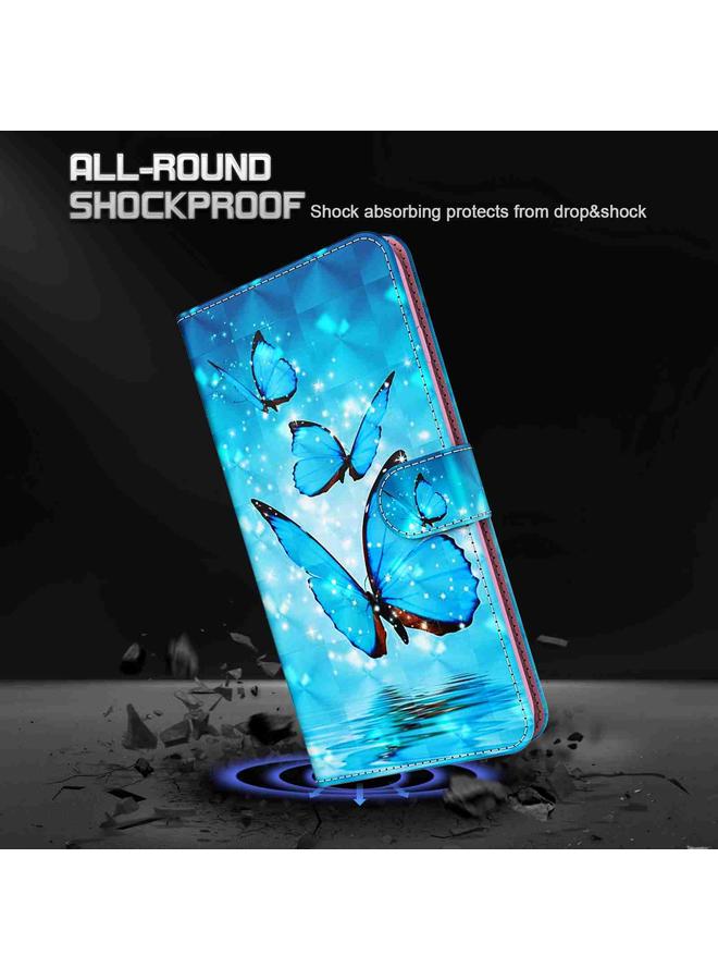 S-TOP Case For Samsung Galaxy S24 5G 3D Painting Pattern Flip Leather Phone Case - Image 4